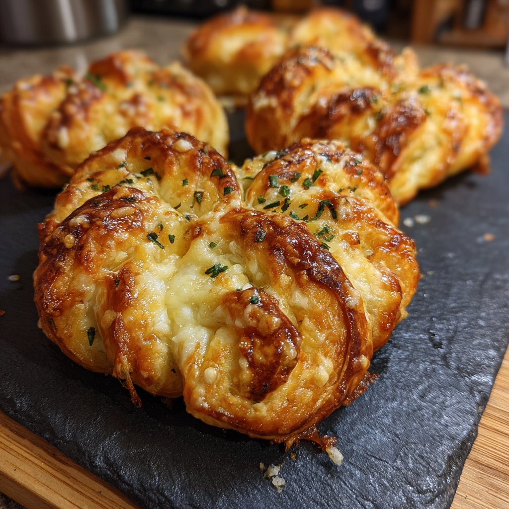 Blätterteig-Herzen mit Käse