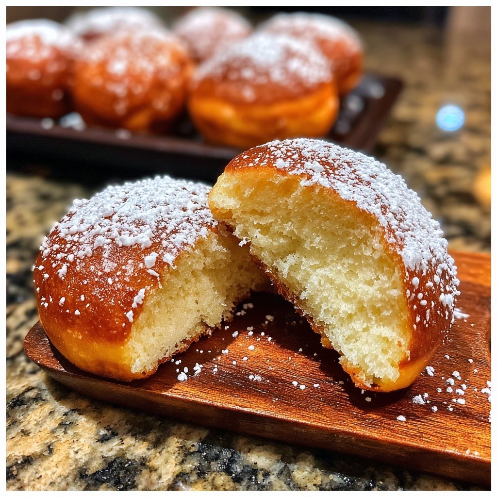 Quarkbällchen mit Joghurtteig