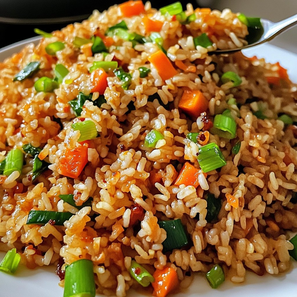 Gebratener Reis mit Ingwer