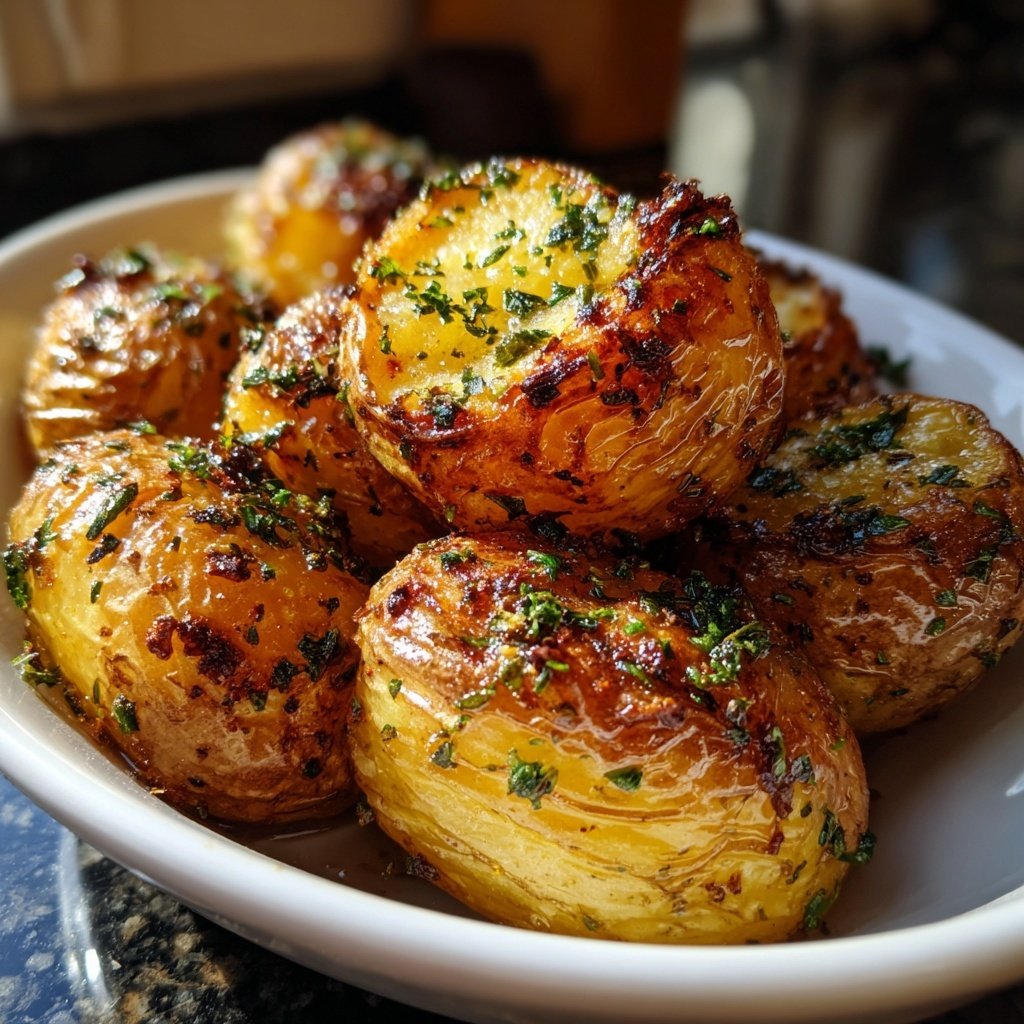 Ofenkartoffeln mit Knoblauch