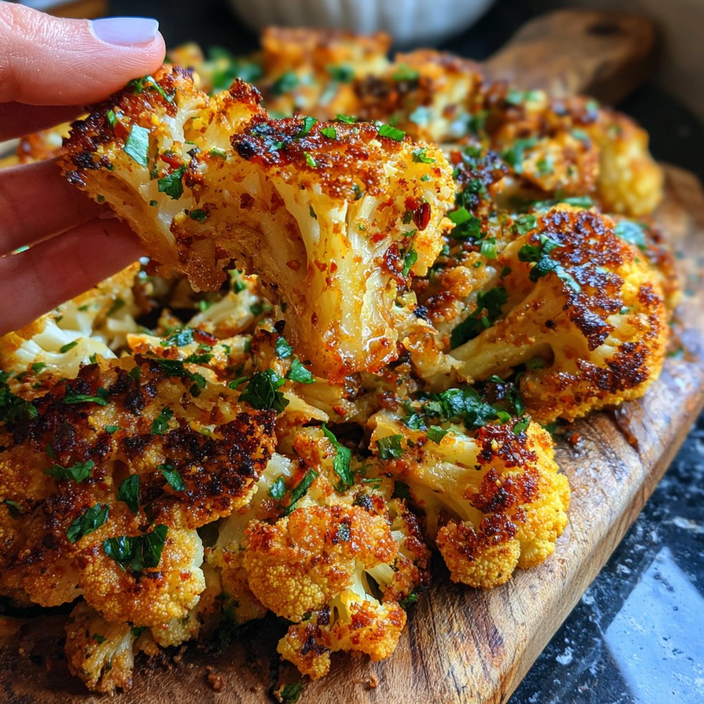 Blumenkohl Ofengemüse Mit Gewürzen