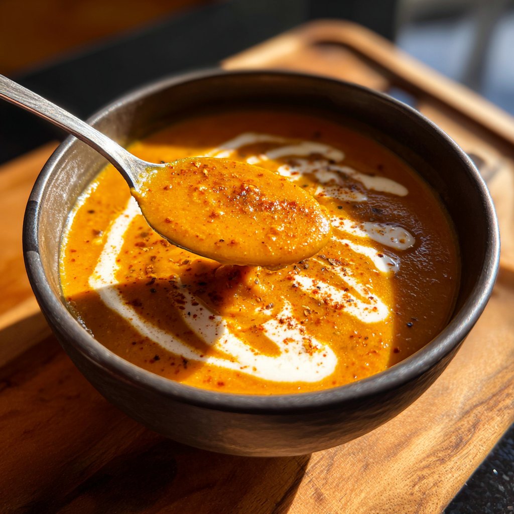 Kürbissuppe orientalisch gewürzt